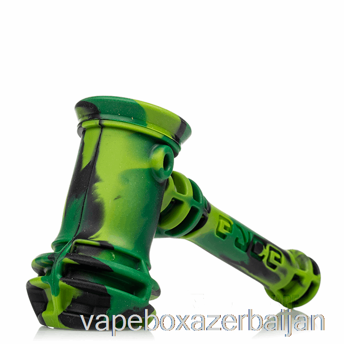 Vape Azerbaijan Eyce Hammer Silicone Bubbler Jungle (Black / Green / Lime Green)